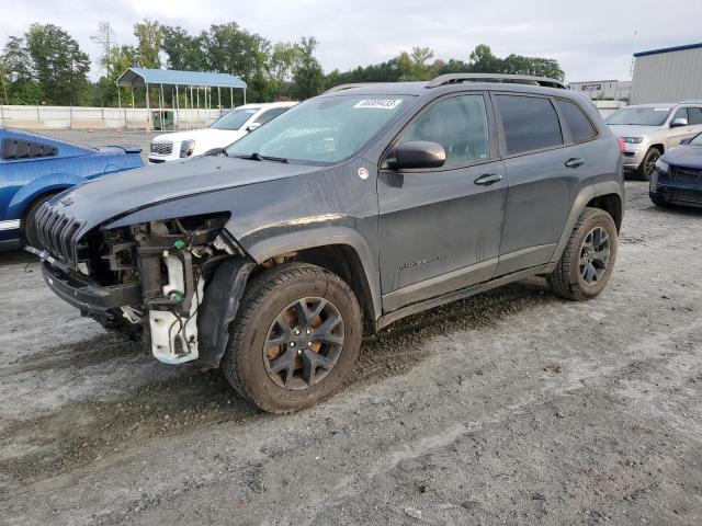 1C4PJMBS8HW582486 - 2017 JEEP CHEROKEE TRAILHAWK GRAY photo 1