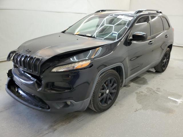 1C4PJLCS2EW300864 - 2014 JEEP CHEROKEE LATITUDE BLACK photo 1