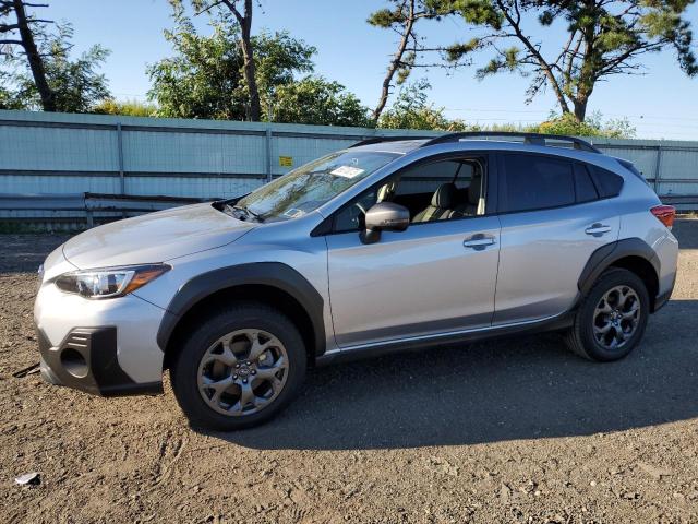 JF2GTHSC1NH209253 - 2022 SUBARU CROSSTREK SPORT SILVER photo 1