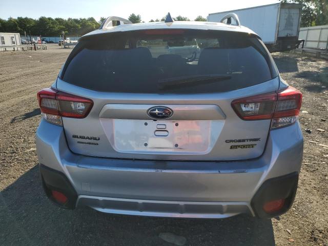 JF2GTHSC1NH209253 - 2022 SUBARU CROSSTREK SPORT SILVER photo 6