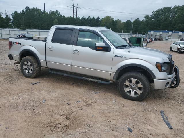 1FTFW1EF4BKD33630 - 2011 FORD F150 SUPERCREW SILVER photo 4