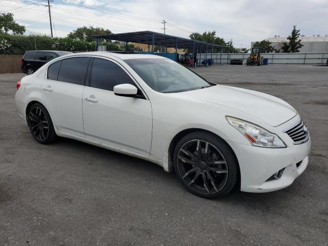 JN1CV6APXCM628869 - 2012 INFINITI G37 BASE WHITE photo 4