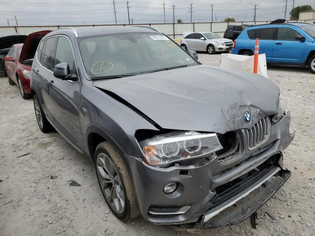 5UXWZ7C31H0V88466 - 2017 BMW X3 SDRIVE28I GRAY photo 1