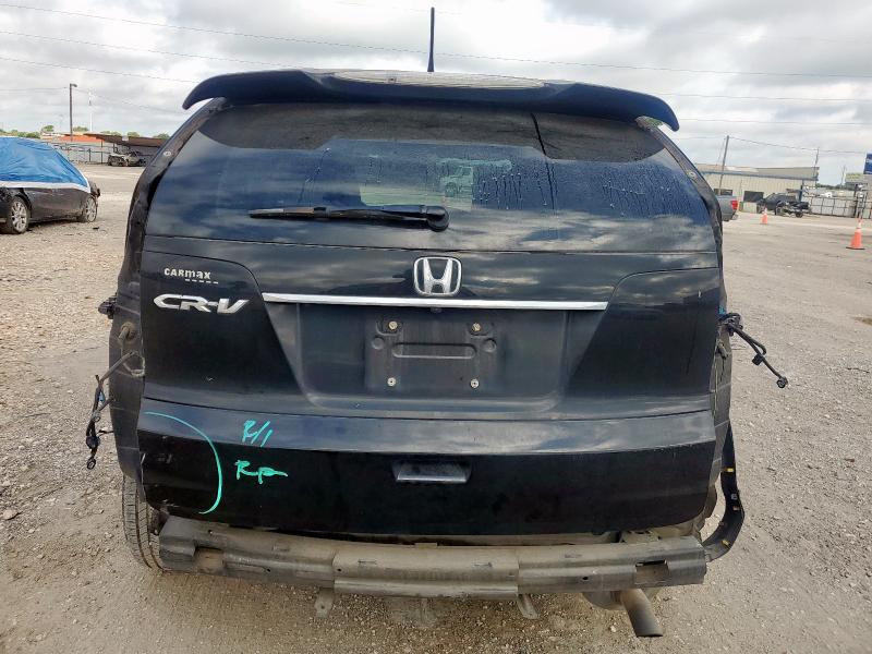 5J6RM3H74CL007240 - 2012 HONDA CR-V EXL BLACK photo 6