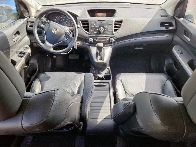 5J6RM3H74CL007240 - 2012 HONDA CR-V EXL BLACK photo 8