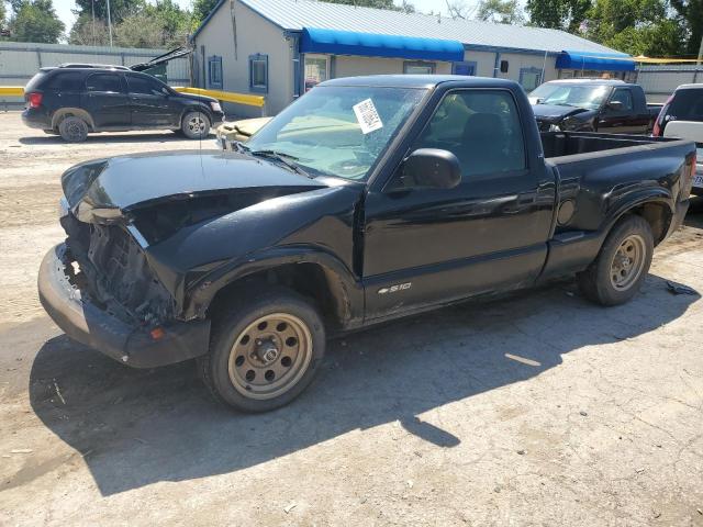 1GCCS145028114006 - 2002 CHEVROLET S TRUCK S10 BLACK photo 1