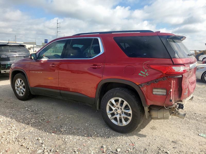1GNERGKW2KJ207578 - 2019 CHEVROLET TRAVERSE LT წითელი ფოტო 2
