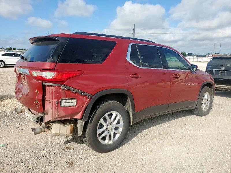 1GNERGKW2KJ207578 - 2019 CHEVROLET TRAVERSE LT წითელი ფოტო 3
