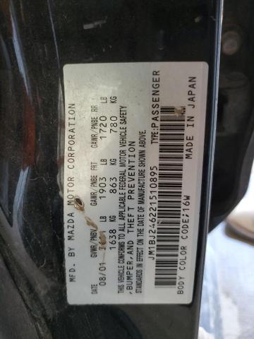 JM1BJ246221510895 - 2002 MAZDA PROTEGE PR5 黑色 照片 13