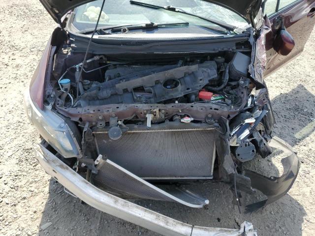 2HGFB2F52DH602467 - 2013 HONDA CIVIC LX BURGUNDY photo 11