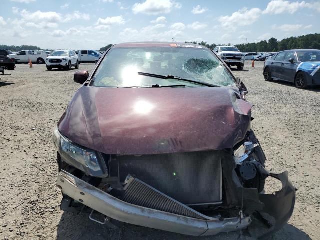 2HGFB2F52DH602467 - 2013 HONDA CIVIC LX BURGUNDY photo 5