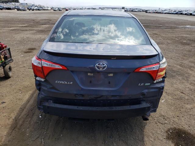 5YFBPRHE9EP104752 - 2014 TOYOTA COROLLA ECO GRAY photo 6