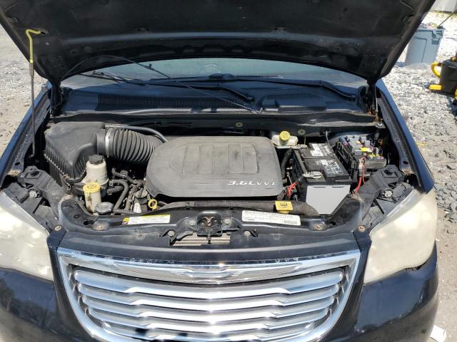 2C4RC1CG3CR116901 - 2012 CHRYSLER TOWN & COU TOURING L BLACK photo 12