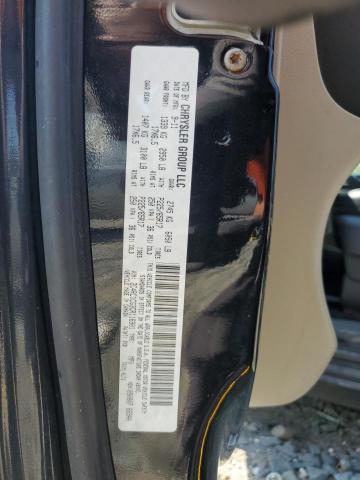 2C4RC1CG3CR116901 - 2012 CHRYSLER TOWN & COU TOURING L BLACK photo 13