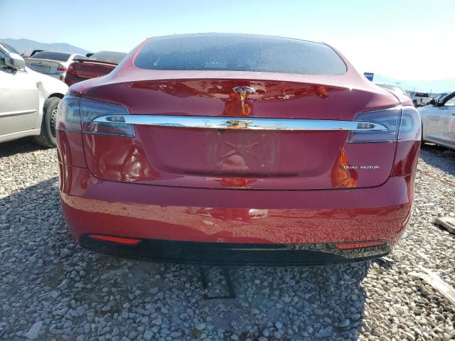 5YJSA1E27KF345732 - 2019 TESLA MODEL S Կարմիր լուսանկար 6