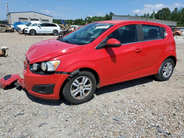 1G1JC6SH5F4161522 - 2015 CHEVROLET SONIC LT RED photo 1