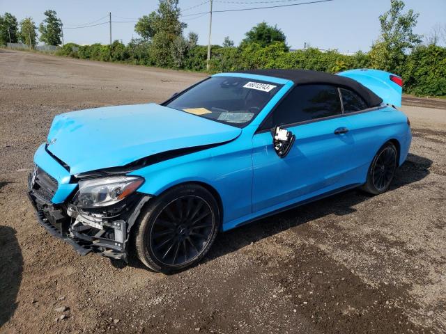 WDDWK6EB6KF866325 - 2019 MERCEDES-BENZ C 43 AMG BLUE photo 1