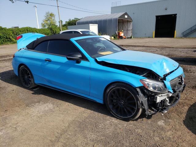 WDDWK6EB6KF866325 - 2019 MERCEDES-BENZ C 43 AMG BLUE photo 4