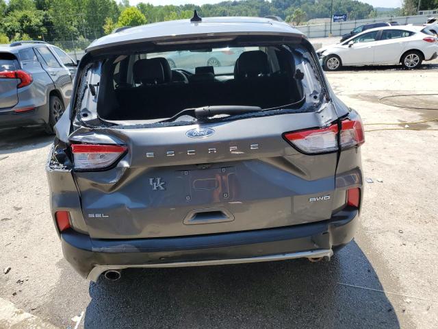 1FMCU9H66MUA61720 - 2021 FORD ESCAPE SEL GRAY photo 6