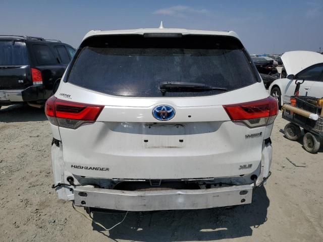 5TDJGRFH7HS033247 - 2017 TOYOTA HIGHLANDER HYBRID WHITE photo 6