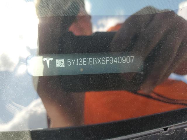 5YJ3E1EBXSF940907 - 2025 TESLA MODEL 3 فضي صورة 13