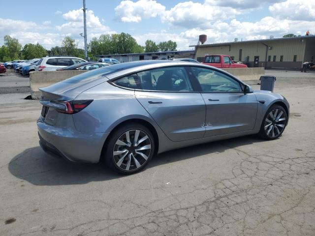5YJ3E1EBXSF940907 - 2025 TESLA MODEL 3 فضي صورة 3