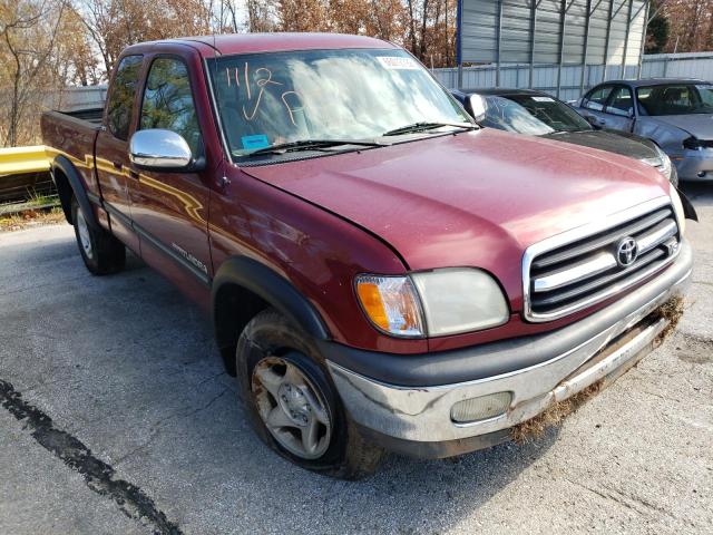 5TBBT4412YS084365 - 2000 TOYOTA TUNDRA ACCESS CAB MAROON photo 1