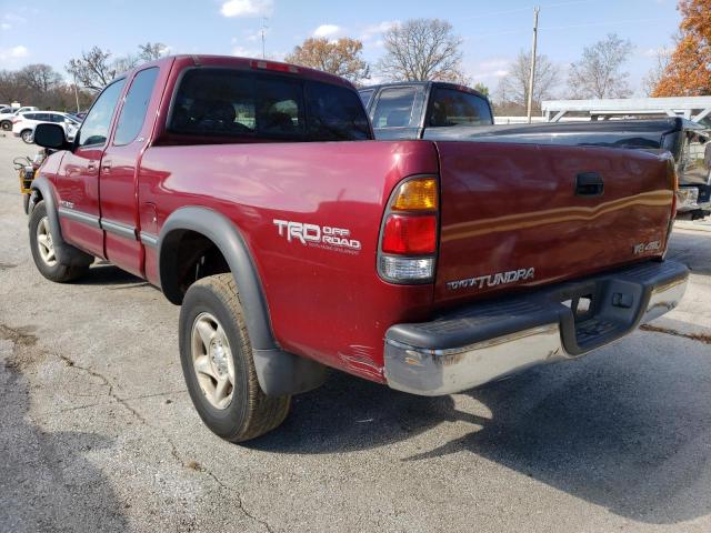 5TBBT4412YS084365 - 2000 TOYOTA TUNDRA ACCESS CAB MAROON photo 3