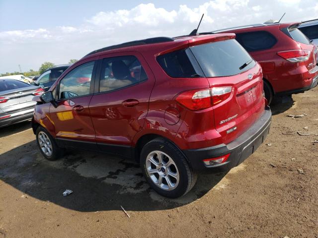 MAJ3S2GE1MC422969 - 2021 FORD ECOSPORT SE RED photo 2