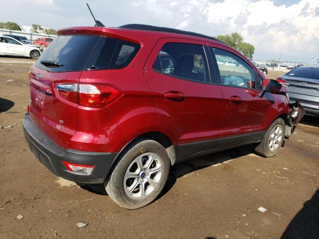 MAJ3S2GE1MC422969 - 2021 FORD ECOSPORT SE RED photo 3