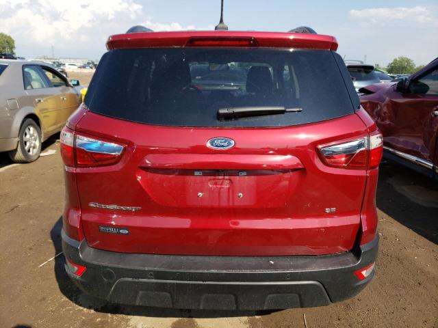 MAJ3S2GE1MC422969 - 2021 FORD ECOSPORT SE RED photo 6