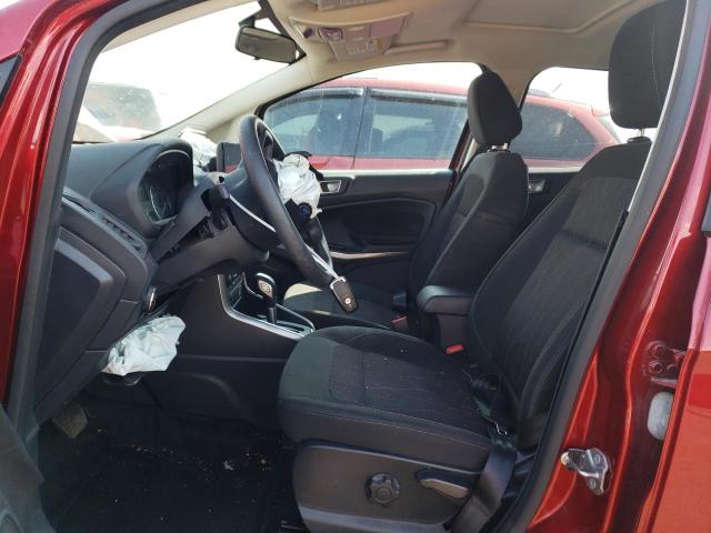 MAJ3S2GE1MC422969 - 2021 FORD ECOSPORT SE RED photo 7