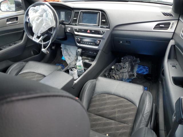 5NPE34AF5JH704044 - 2018 HYUNDAI SONATA SPORT Մոխրագույն լուսանկար 8