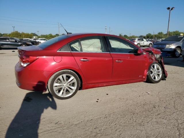 1G1PH5SC6C7124547 - 2012 CHEVROLET CRUZE LTZ RED photo 3