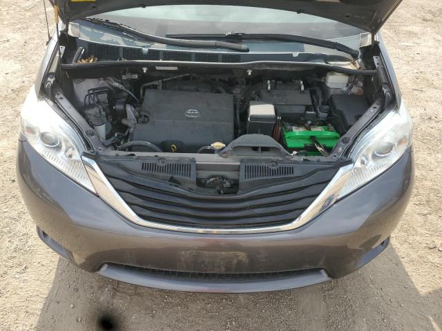 5TDKK3DC6DS305613 - 2013 TOYOTA SIENNA LE ნაცრისფერი ფოტო 12