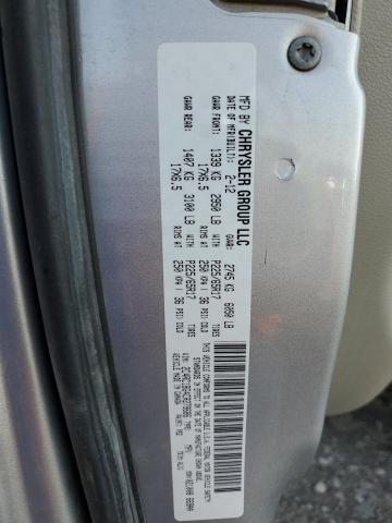 2C4RC1BG4CR279686 - 2012 CHRYSLER TOWN & COU TOURING GRAY photo 13