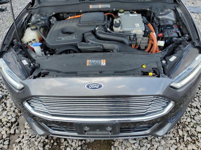 3FA6P0SU1GR320594 - 2016 FORD FUSION TITANIUM PHEV GRAY photo 11
