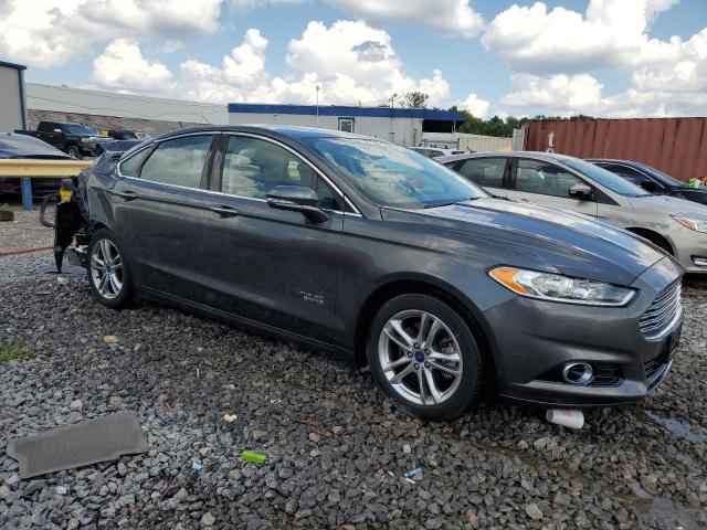 3FA6P0SU1GR320594 - 2016 FORD FUSION TITANIUM PHEV GRAY photo 4