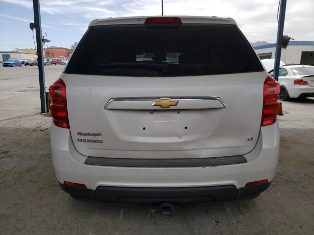 2GNALCEK7H1531288 - 2017 CHEVROLET EQUINOX LT WHITE photo 6