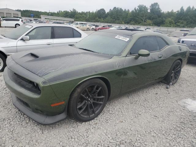 2C3CDZFJ9NH223442 - 2022 DODGE CHALLENGER R/T SCAT PACK GREEN photo 1