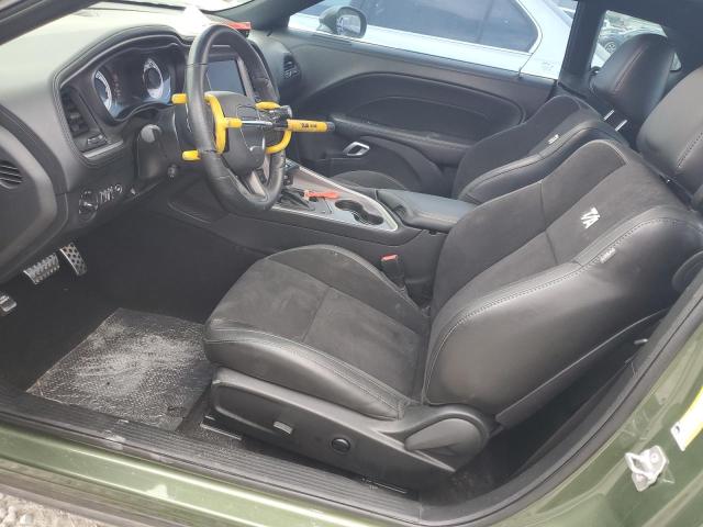 2C3CDZFJ9NH223442 - 2022 DODGE CHALLENGER R/T SCAT PACK GREEN photo 7