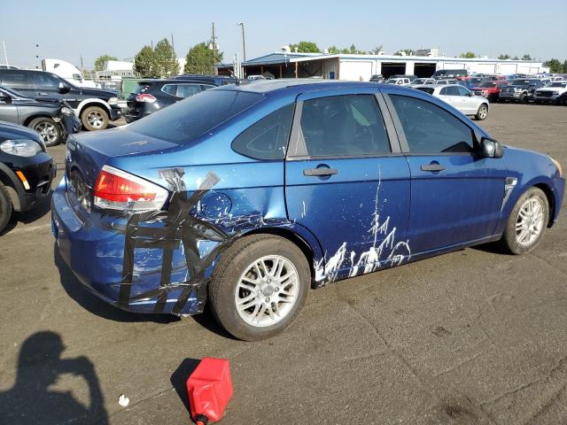 1FAHP35N78W276811 - 2008 FORD FOCUS SE BLUE photo 3