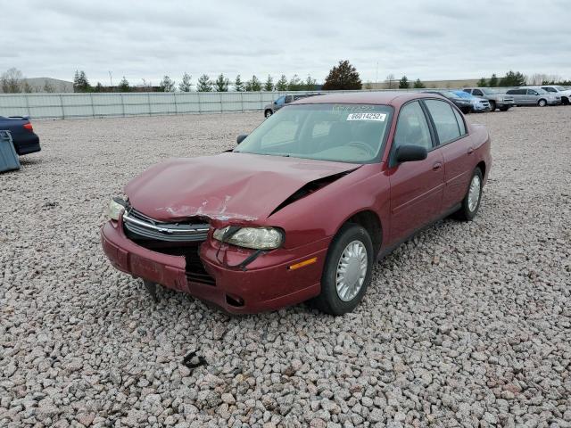 1G1ND52F34M544606 - 2004 CHEVROLET CLASSIC BURGUNDY photo 2