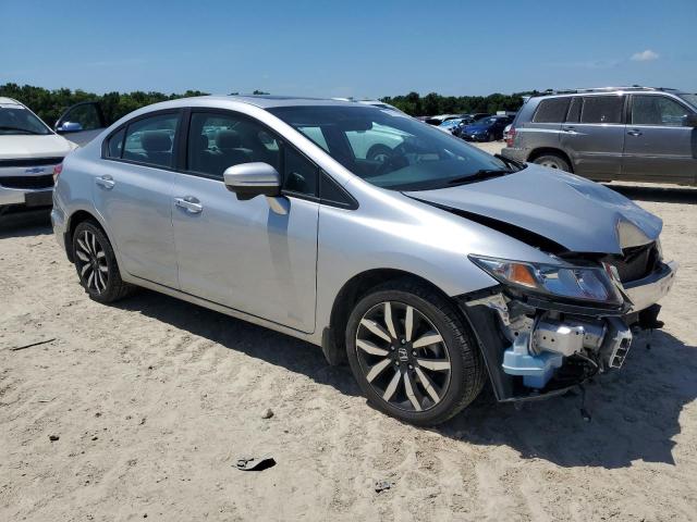 19XFB2F93FE055113 - 2015 HONDA CIVIC EXL SILVER photo 4