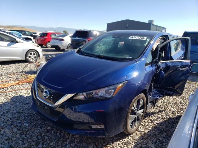 1N4AZ1CP4JC308478 - 2018 NISSAN LEAF S BLUE photo 1