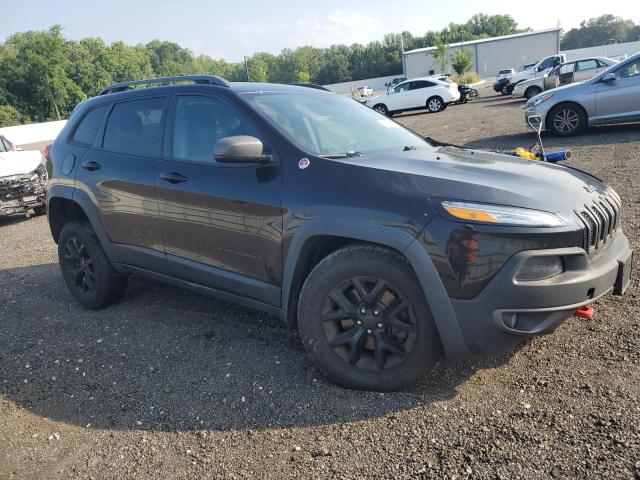 1C4PJMBB7JD516089 - 2018 JEEP CHEROKEE TRAILHAWK BLACK photo 4
