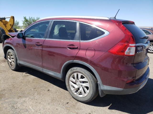 2HKRM4H73FH640915 - 2015 HONDA CR-V EXL BURGUNDY photo 2