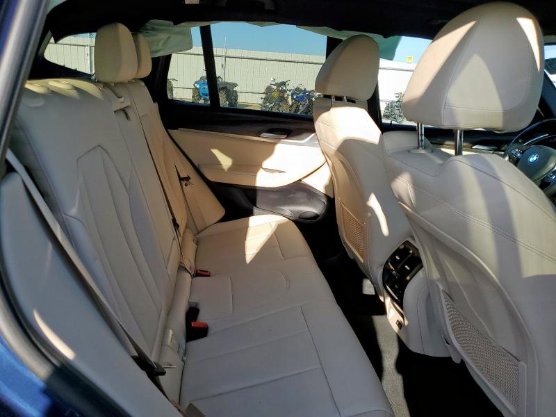 5UXTY3C00L9D42231 - 2020 BMW X3 SDRIVE30I BLUE photo 11