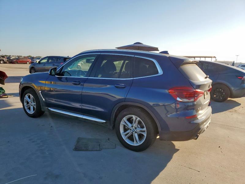 5UXTY3C00L9D42231 - 2020 BMW X3 SDRIVE30I BLUE photo 2