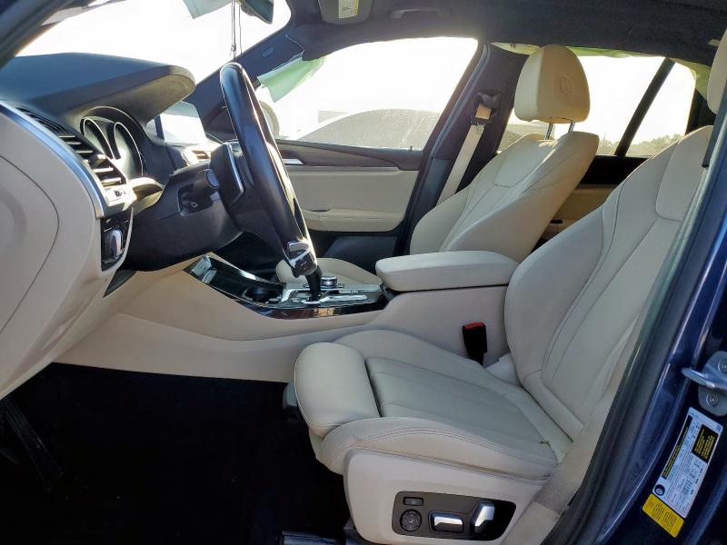 5UXTY3C00L9D42231 - 2020 BMW X3 SDRIVE30I BLUE photo 7